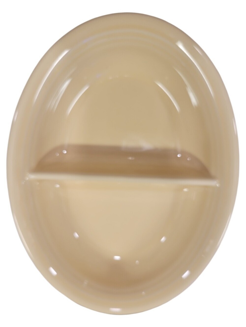 Fiesta Ivory Divided Oval Serving Bowl 40 oz Fiestaware Vegetable Dish